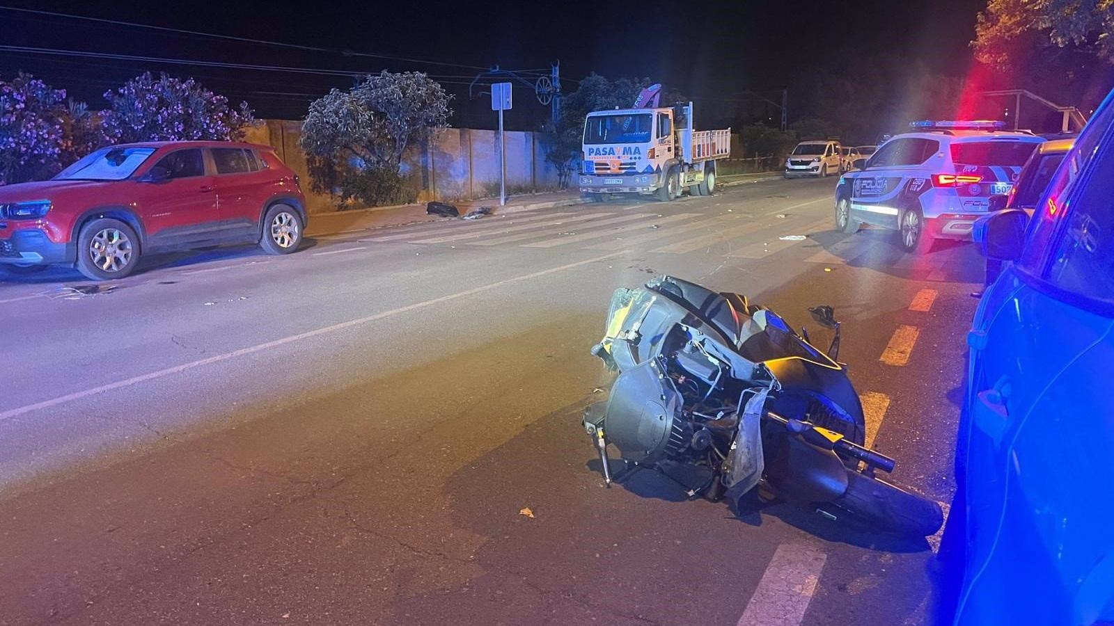 Trágico accidente en Villaverde motorista fallece al chocar contra un