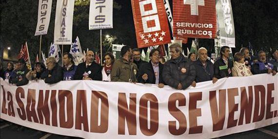 Celebrada la segunda manifestación contra las nuevas medidas en la Sanidad Pública de Madrid