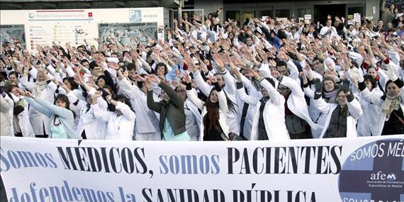 La sanidad pública madrileña vuelve a la huelga