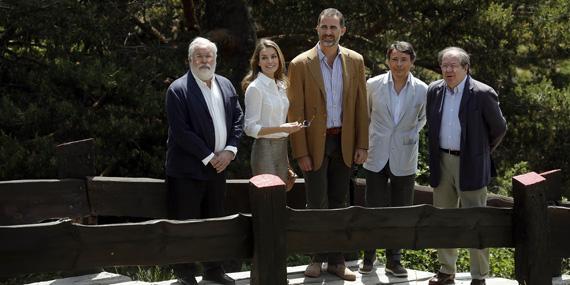 Los Príncipes disfrutan del nuevo Parque Nacional de Guadarrama