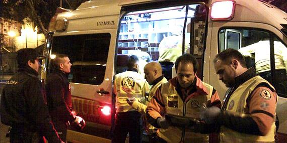 Tres heridos por arma blanca en cuarenta minutos esta madrugada