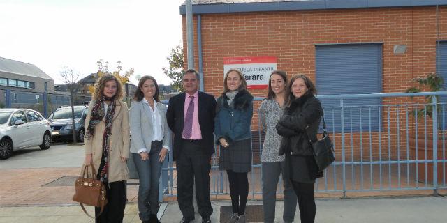 El alcalde de Majadahonda visita la escuela infantil La Tarara