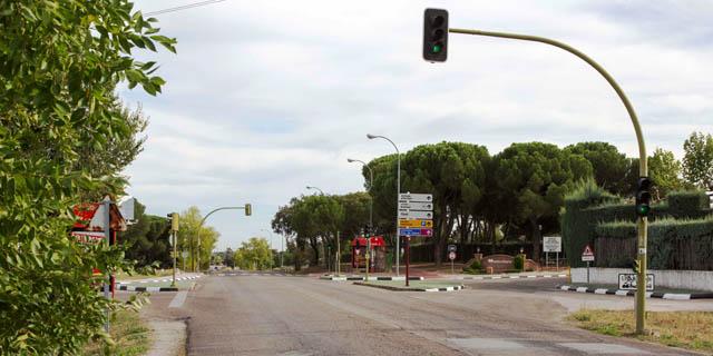 Obras para la mejora del tráfico en la M-515 a la altura de Majadahonda