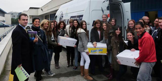 Dos toneladas de alimentos para familias necesitadas de Alcobendas