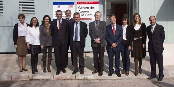 El alcalde de Majadahonda ha visitado el Centro de Apoyo a la Familia