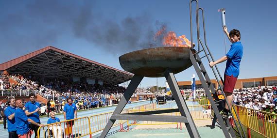 Las Rozas inaugura las XIX Olimpiadas Escolares