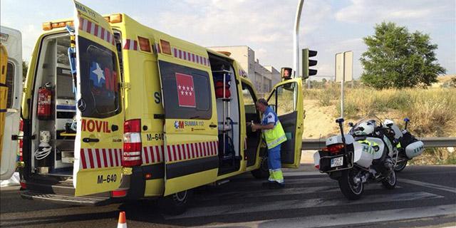 Fallece un motorista en una colisión en Navalagamella