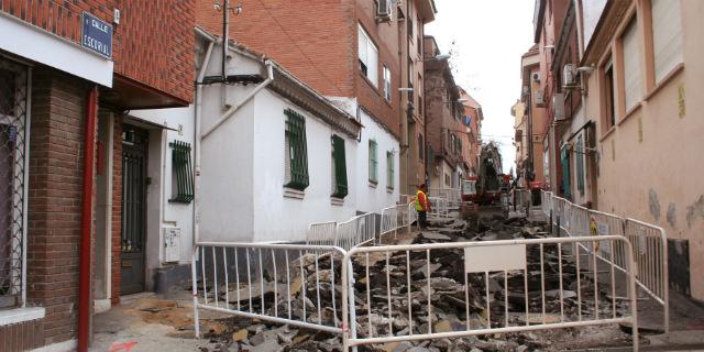 Comienzan las obras de remodelación de la calle Escorial en Las Rozas