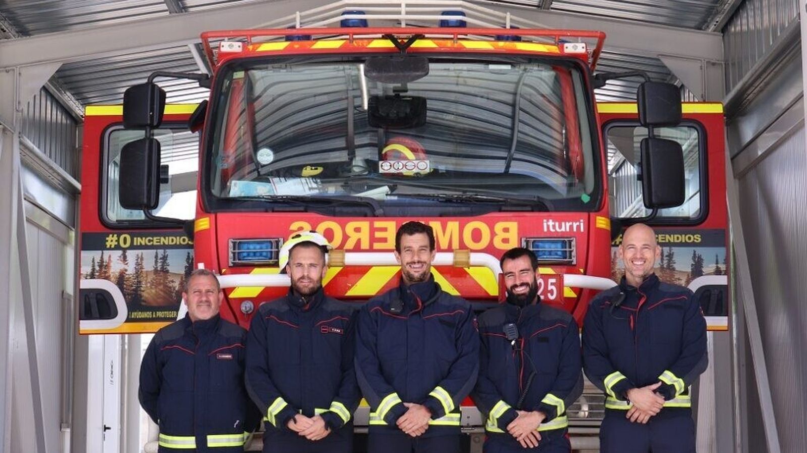 El retén de Bomberos vuelve a Sevilla la Nueva