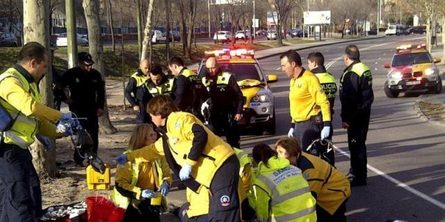 Muere un motorista de 41 años en un accidente en San Lorenzo de El Escorial