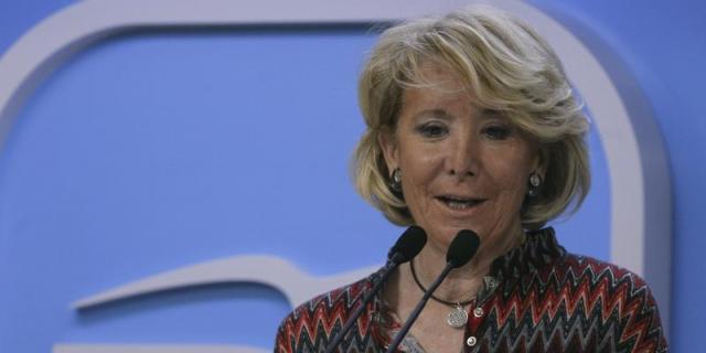 Esperanza Aguirre no se plantea "en absoluto" abandonar el PP