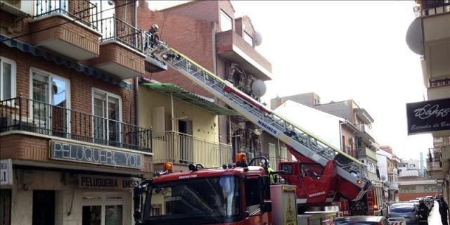 Una mujer de 80 años, herida por una explosión de gas butano en San Fernando de Henares