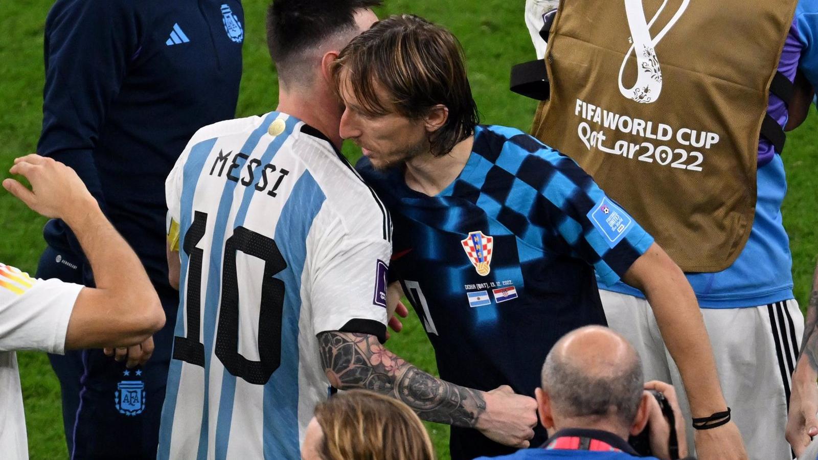 Modric: "Ojalá que Messi gane este Mundial, es el mejor jugador de la historia y se lo merece"