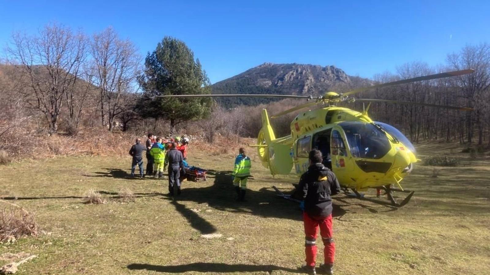  Herida grave una mujer de 60 años corneada por una vaca en Bustarviejo