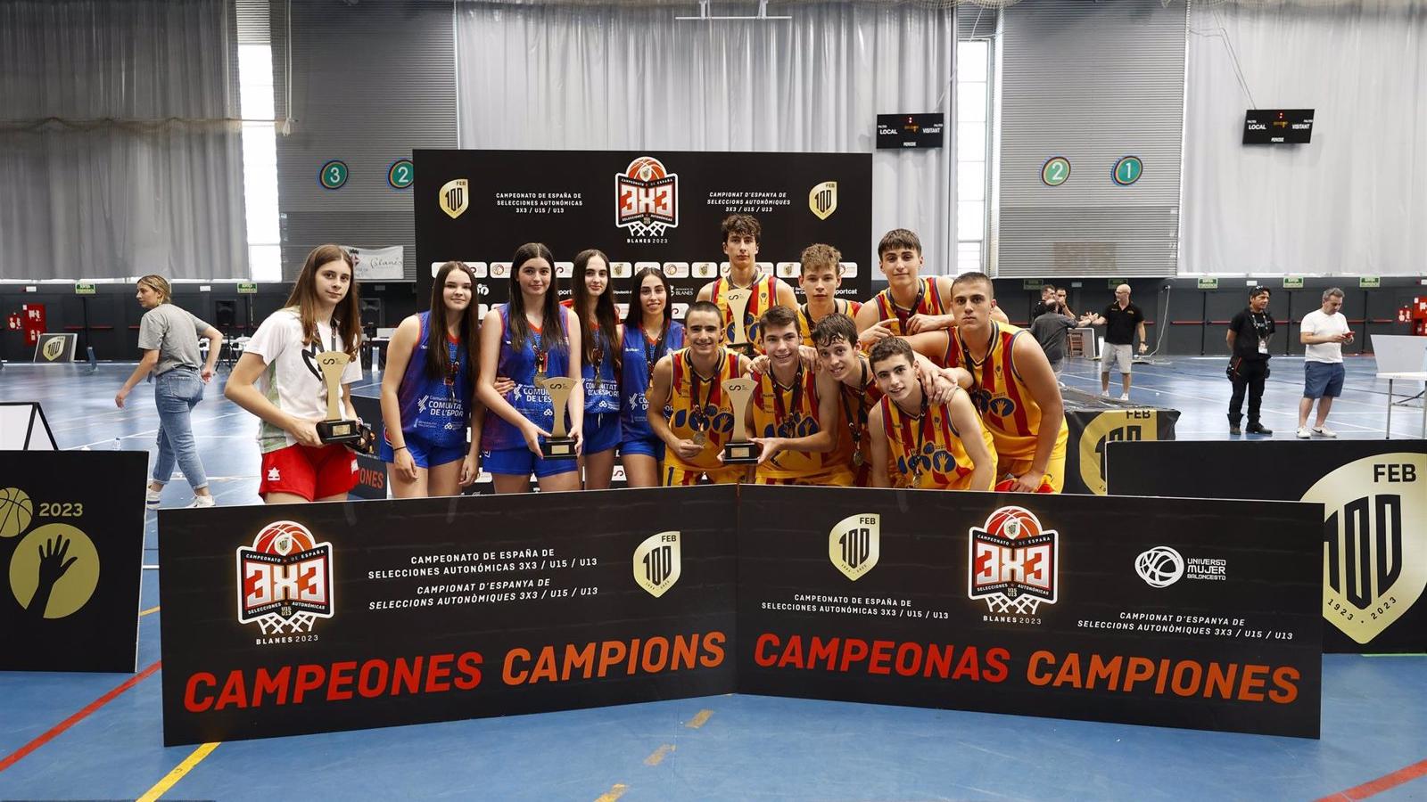 Blanes corona a los primeros campeones 3x3 de Selecciones Autonómicas