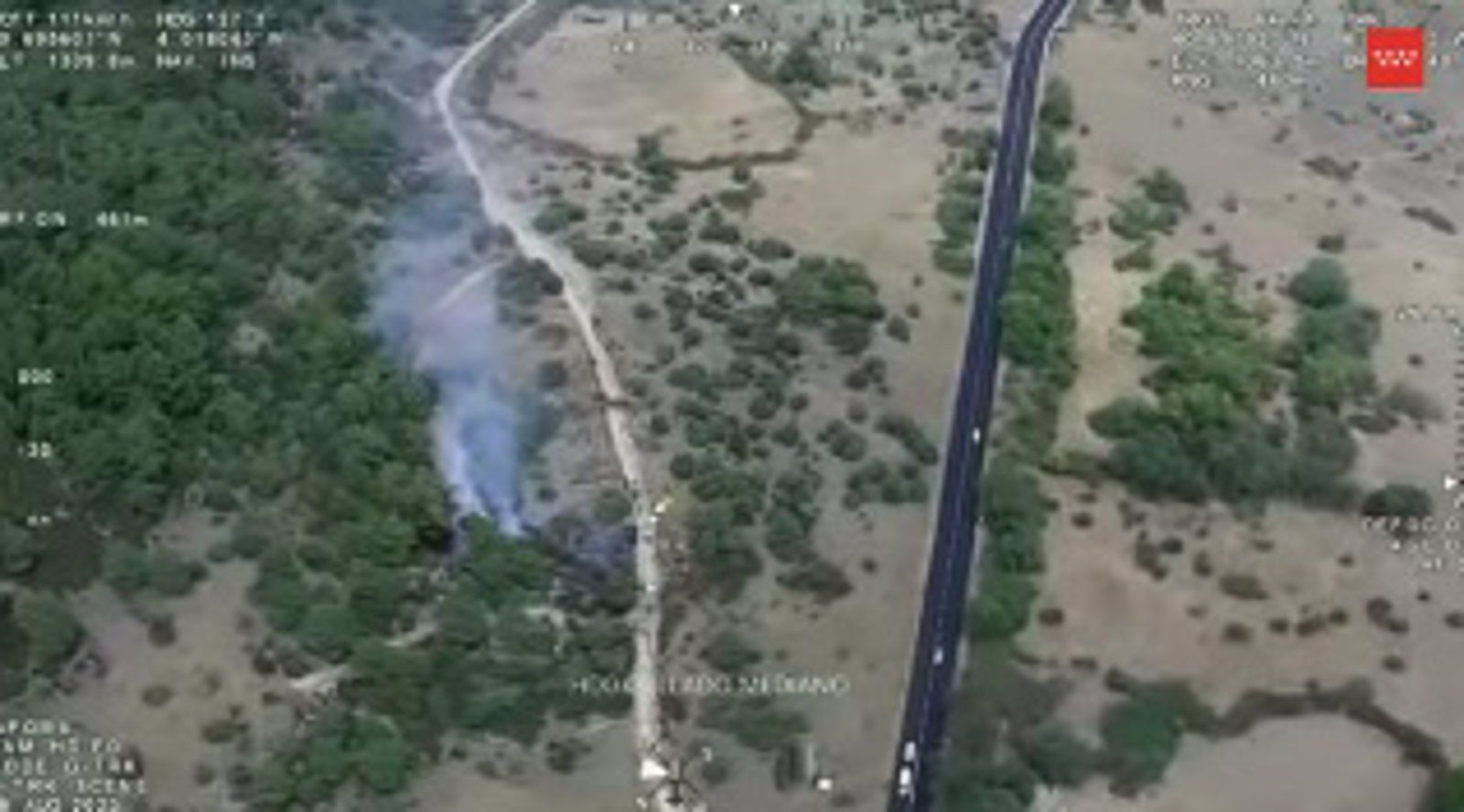 Controlado en media hora un incendio forestal en Collado Mediano