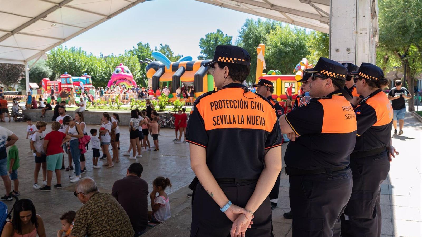 Cuatro perros policía se incorporan al dispositivo de seguridad durante las Fiestas de Sevilla la Nueva