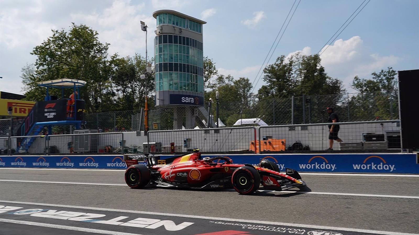 Carlos Sainz consigue la 'pole' del Gran Premio de Italia