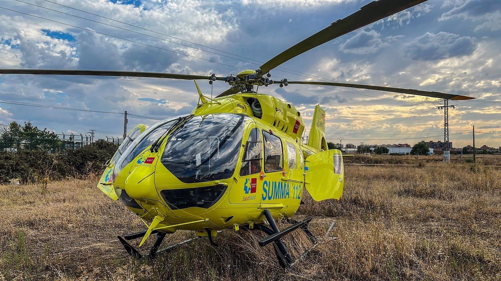 Heridos en Alpedrete dos ocupantes de una moto al chocar contra un muro