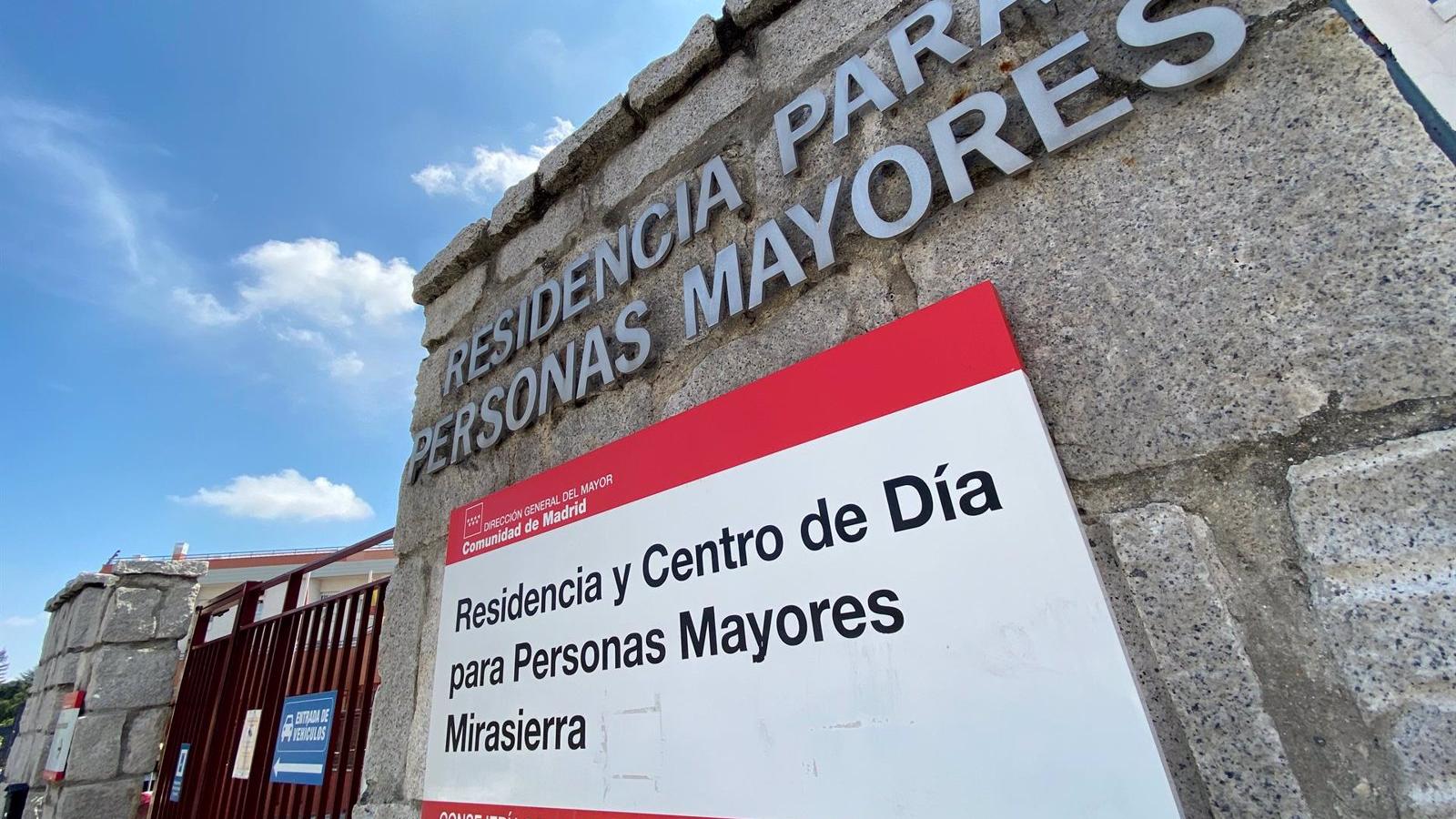 12,7 millones para la atención a mayores dependientes en la residencia Mirasierra