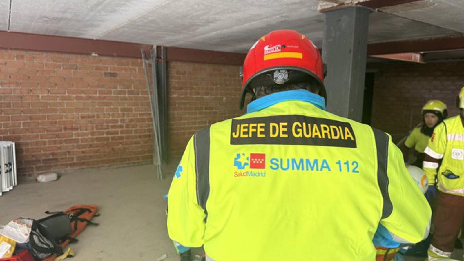  Herido muy grave un trabajador de 64 años al caer desde un edificio en obras en Villalba