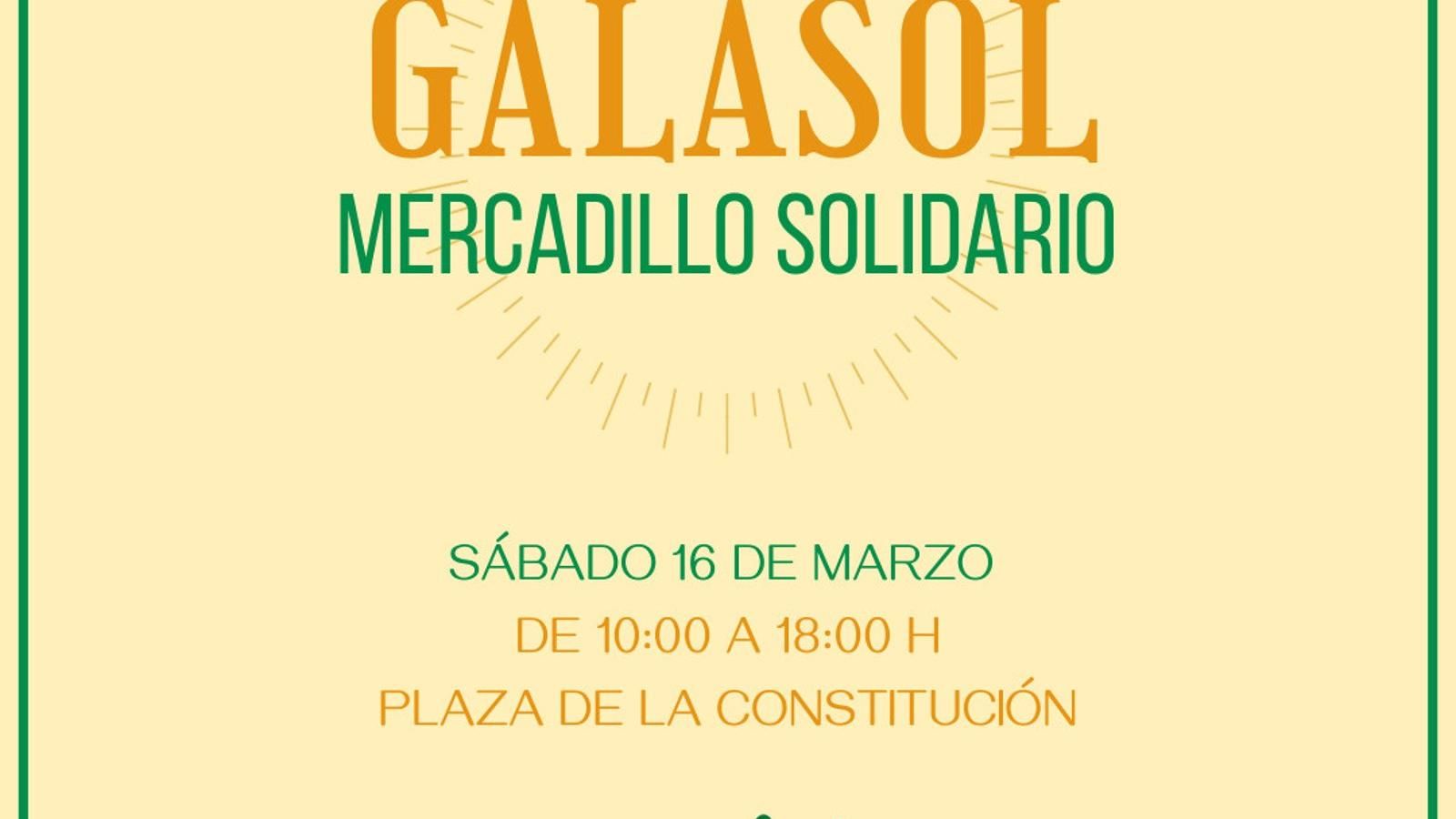 El mercadillo solidario de Galasol en Galapagar vuelve con música en directo y cuentacuentos