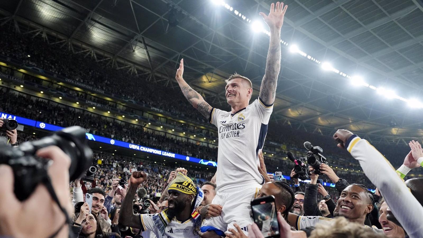 Toni Kroos se despide del Real Madrid con su sexta Champions