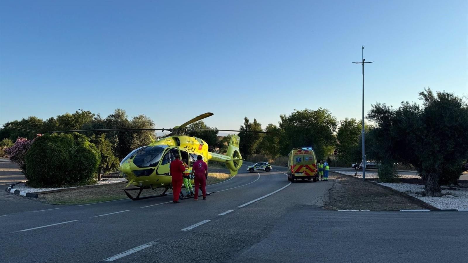 Tres heridos en un accidente en Torres de la Alameda