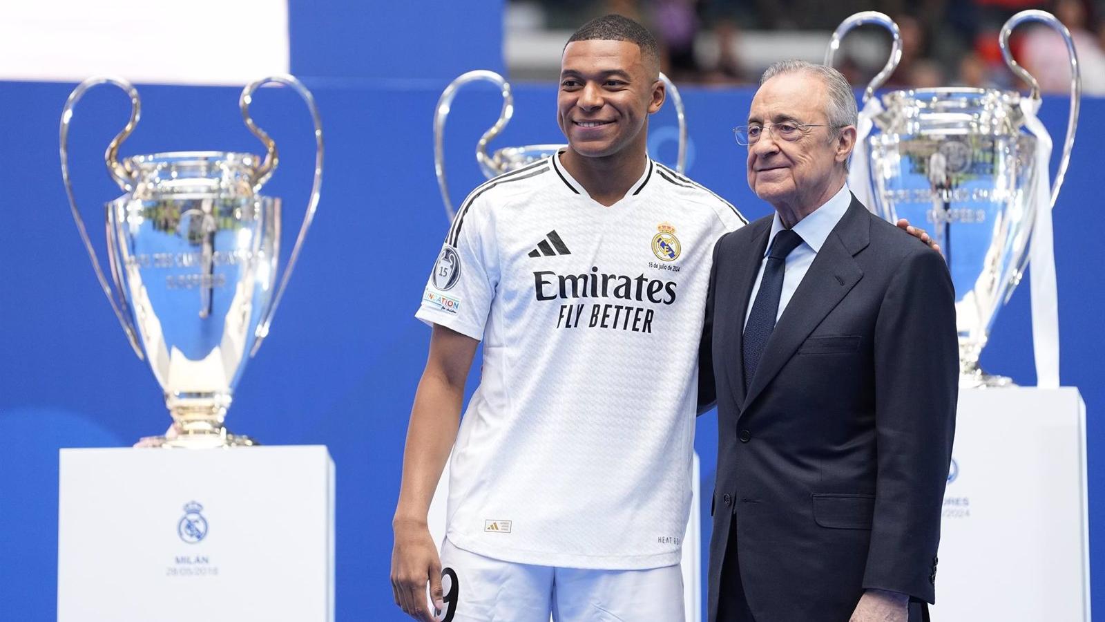 Mbappé elogia a Florentino Pérez: "El mejor presidente del mundo"