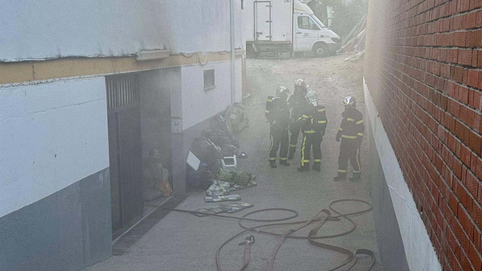 Extinguido un incendio en un chalet de Collado Villalba