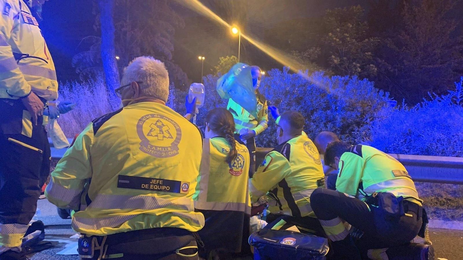 Una mujer resulta herida tras ser apuñalada por su pareja en un túnel de Vicálvaro donde pernoctaban