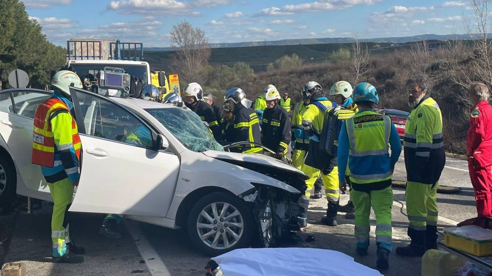 Los accidentes de tráfico atendidos por el Summa 112 descienden un 0,67% en 2024