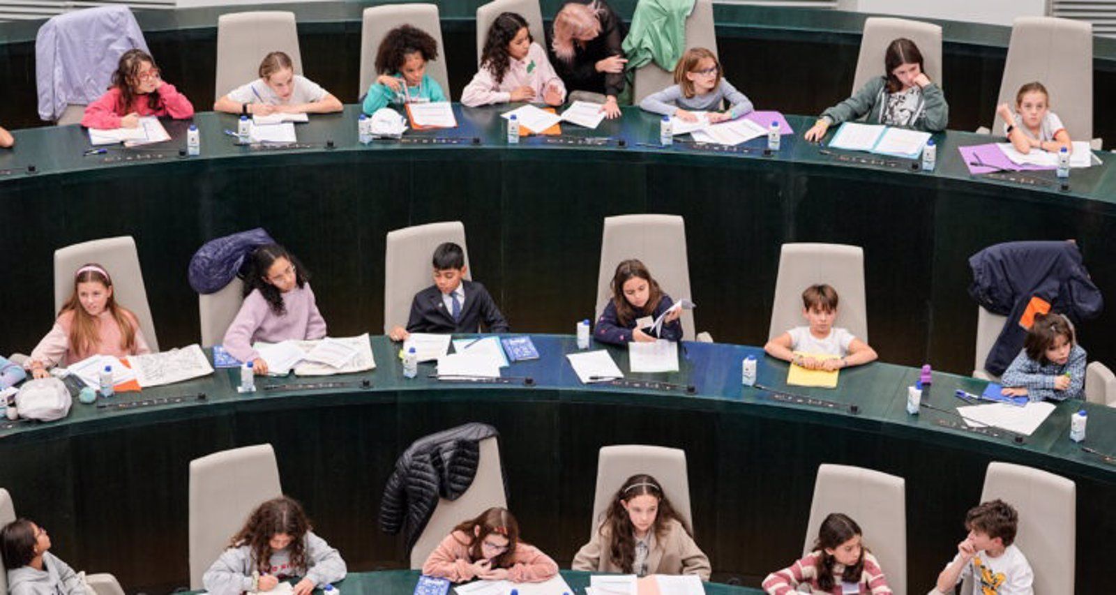 El Ayuntamiento de Madrid celebra el Pleno Infantil con motivo del Día Mundial de la Infancia