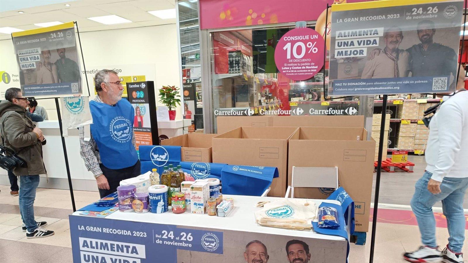 La Gran Recogida de Alimentos en Madrid arranca en 1.500 puntos