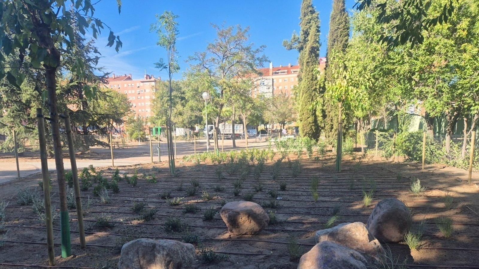 Villaverde renueva dos grandes zonas verdes en Butarque con más de un millón de euros