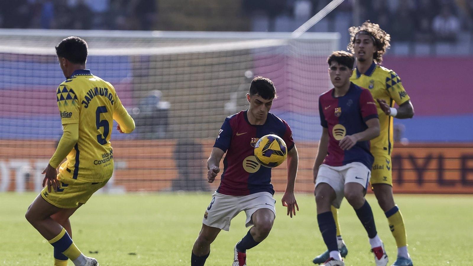 El FC Barcelona sucumbe ante la UD Las Palmas con un resultado de 1-2