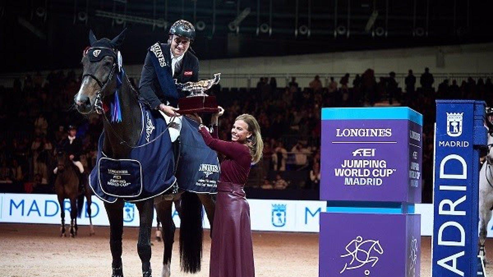 Piergiorgio Bucci se alza con el Trofeo Ciudad de Madrid en la Copa del Mundo de Salto