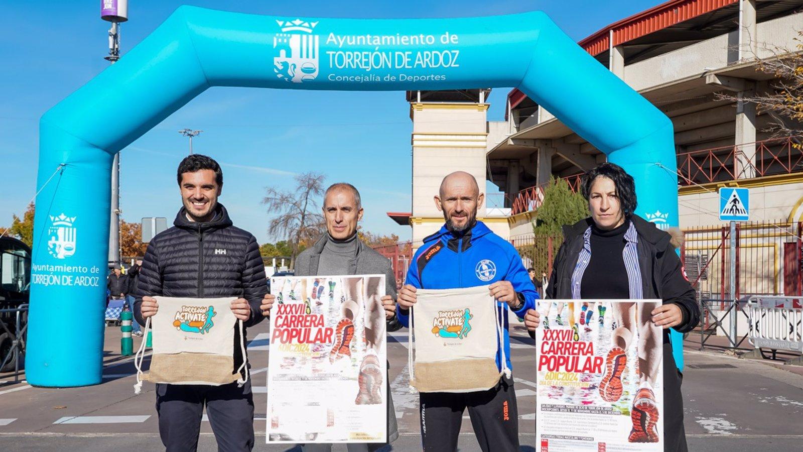 Torrejón celebra el 46º aniversario de la Constitución con una Carrera Popular