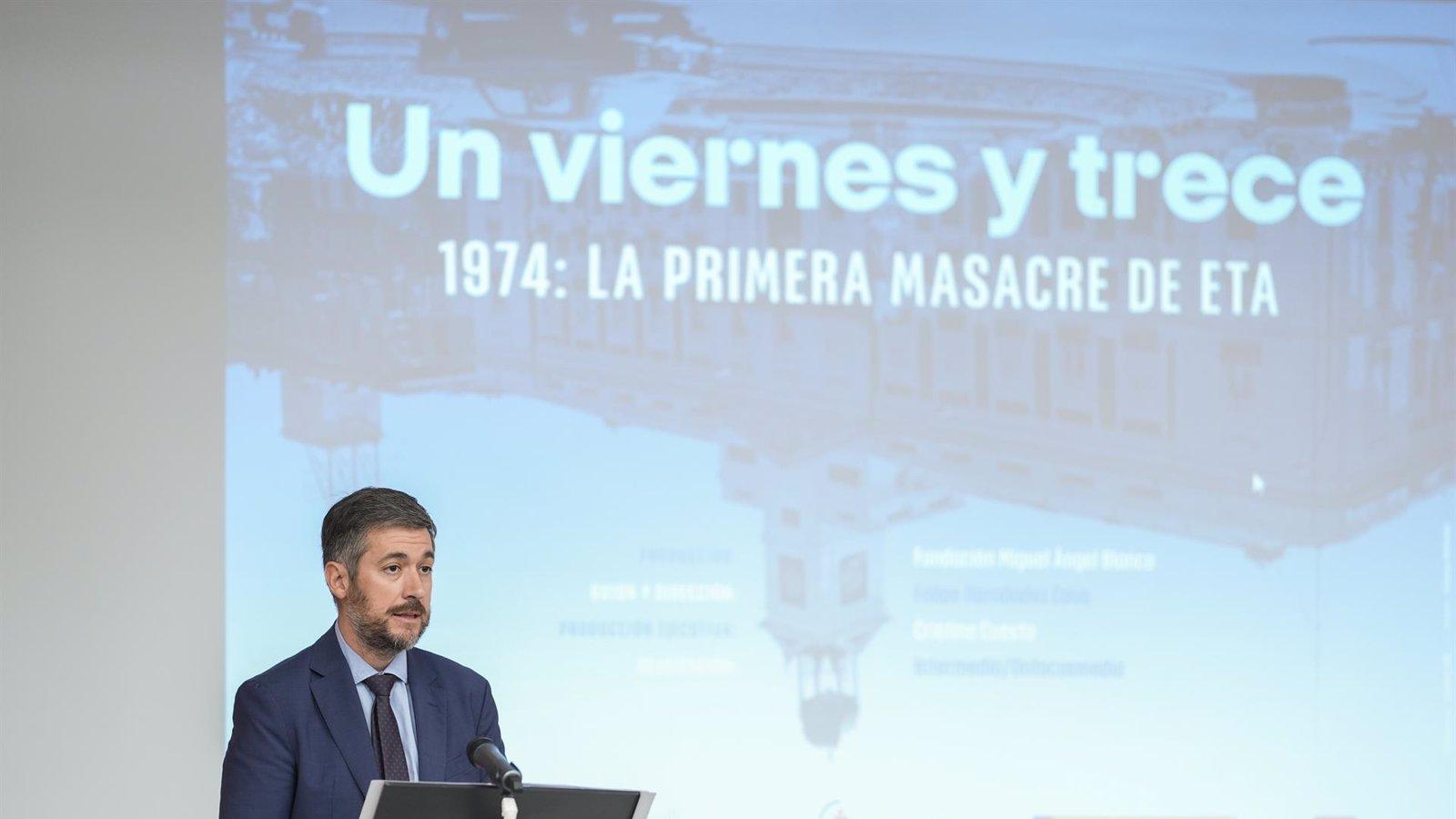 La Comunidad presenta un documental sobre el atentado terrorista de ETA en la calle del Correo