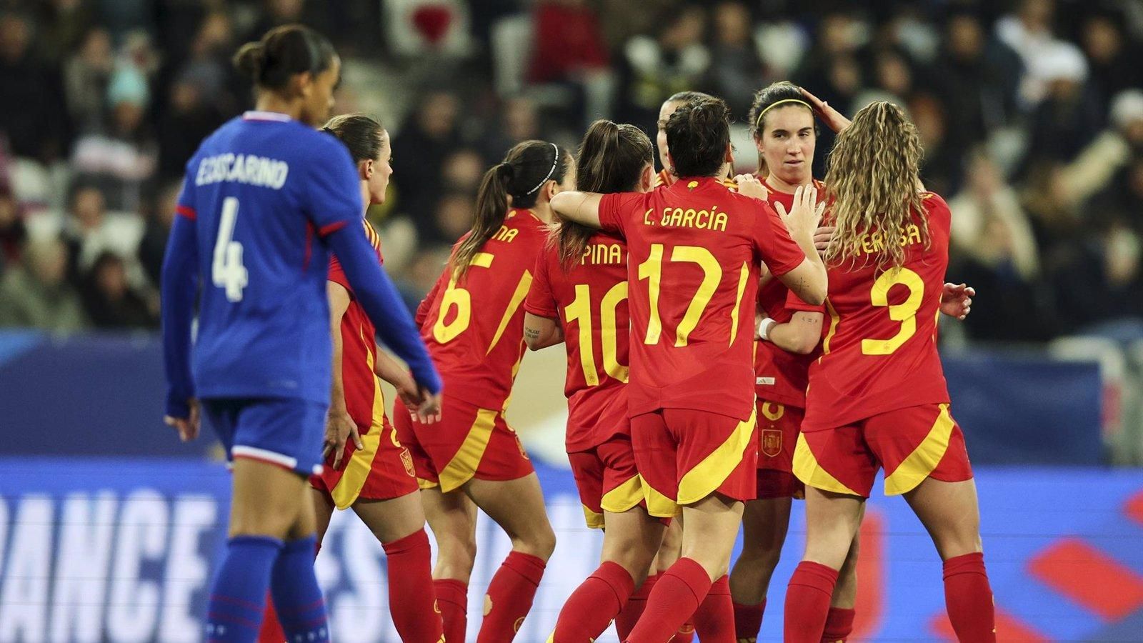 España se impone a Francia con un 2-4 en Niza