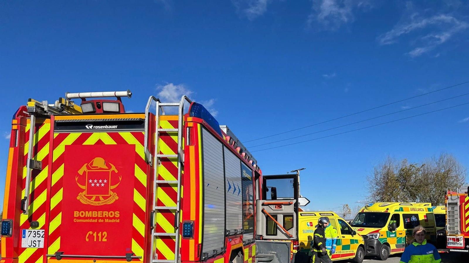 Fallece un bombero de Valdemoro en acto de servicio tras un accidente en la M-404