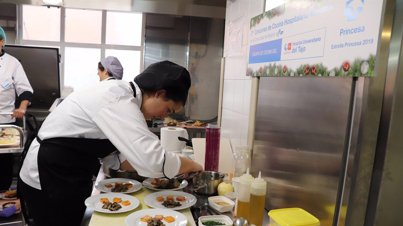 Cuatro hospitales madrileños compiten en la final del concurso de cocina hospitalaria navideña