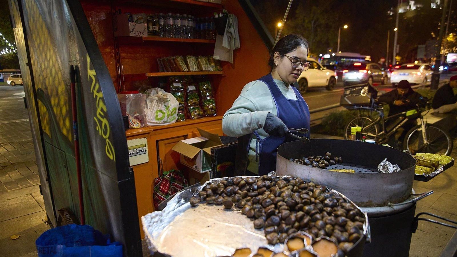 Las castañeras: una tradición navideña que resiste en Madrid