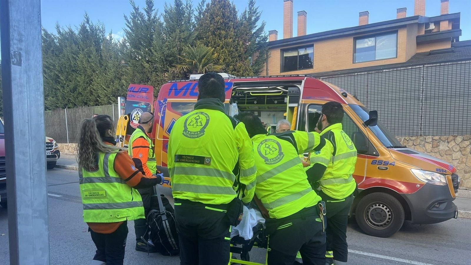 Una mujer de 88 años, en estado grave, tras sufrir un atropello en Hortaleza