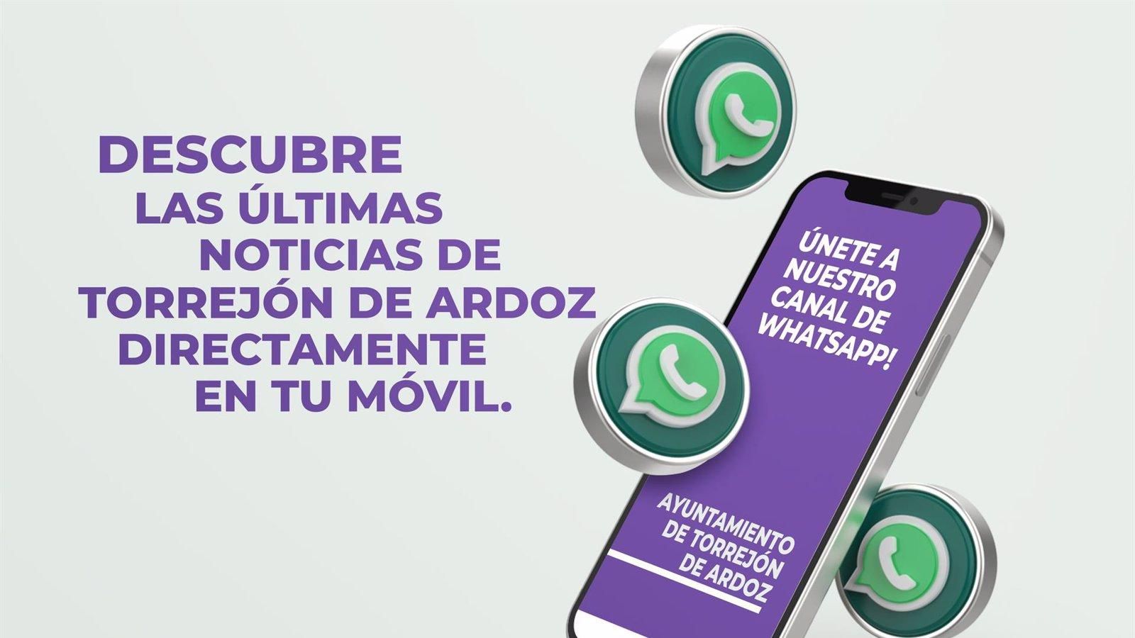 Torrejón lanza un servicio de Whatsapp para difundir novedades y datos relevantes