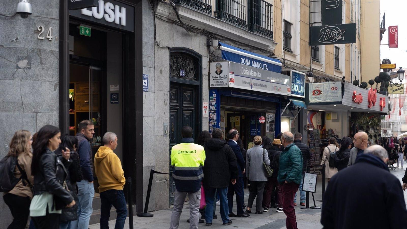 Madrid, líder en visitas del 'Gordo' de la Lotería de Navidad