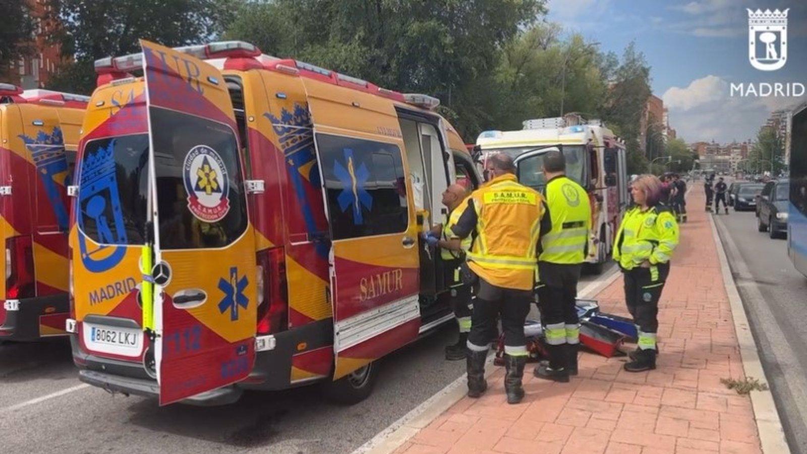 Un ciclista fallece tras ser arrollado por un vehículo en Usera