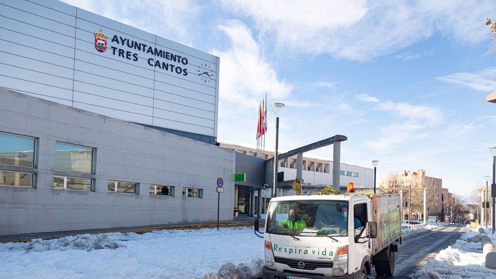 Tres Cantos activa el Plan de Inclemencias Invernales hasta el 1 de marzo