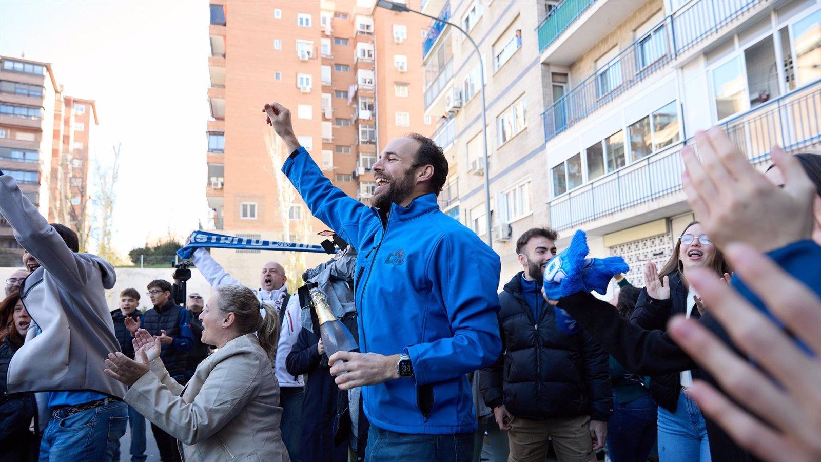 El Gordo de la Lotería Nacional premia al Club Deportivo Distrito Olímpico de San Blas