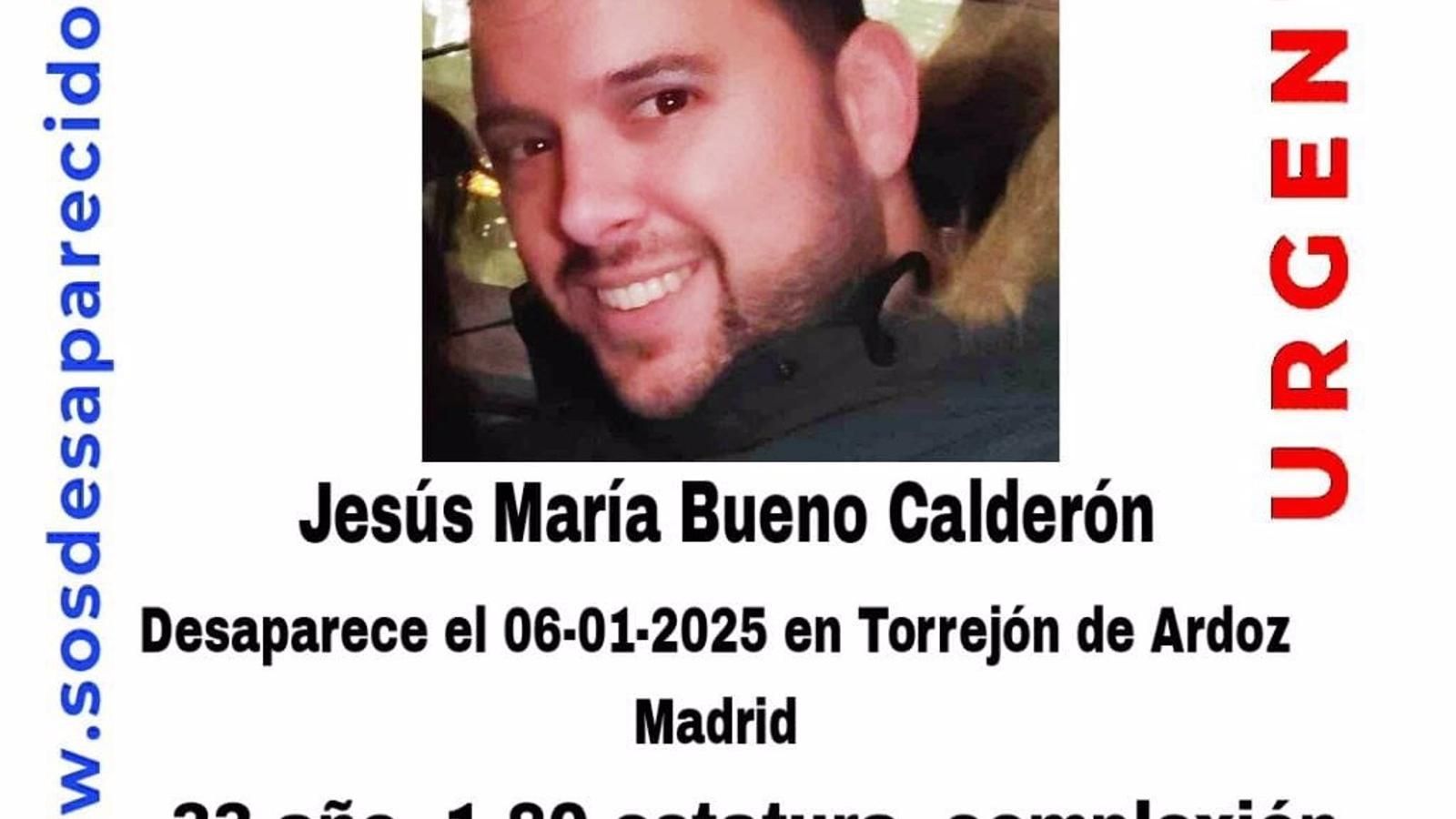 Desaparece un hombre de 33 años en Torrejón de Ardoz